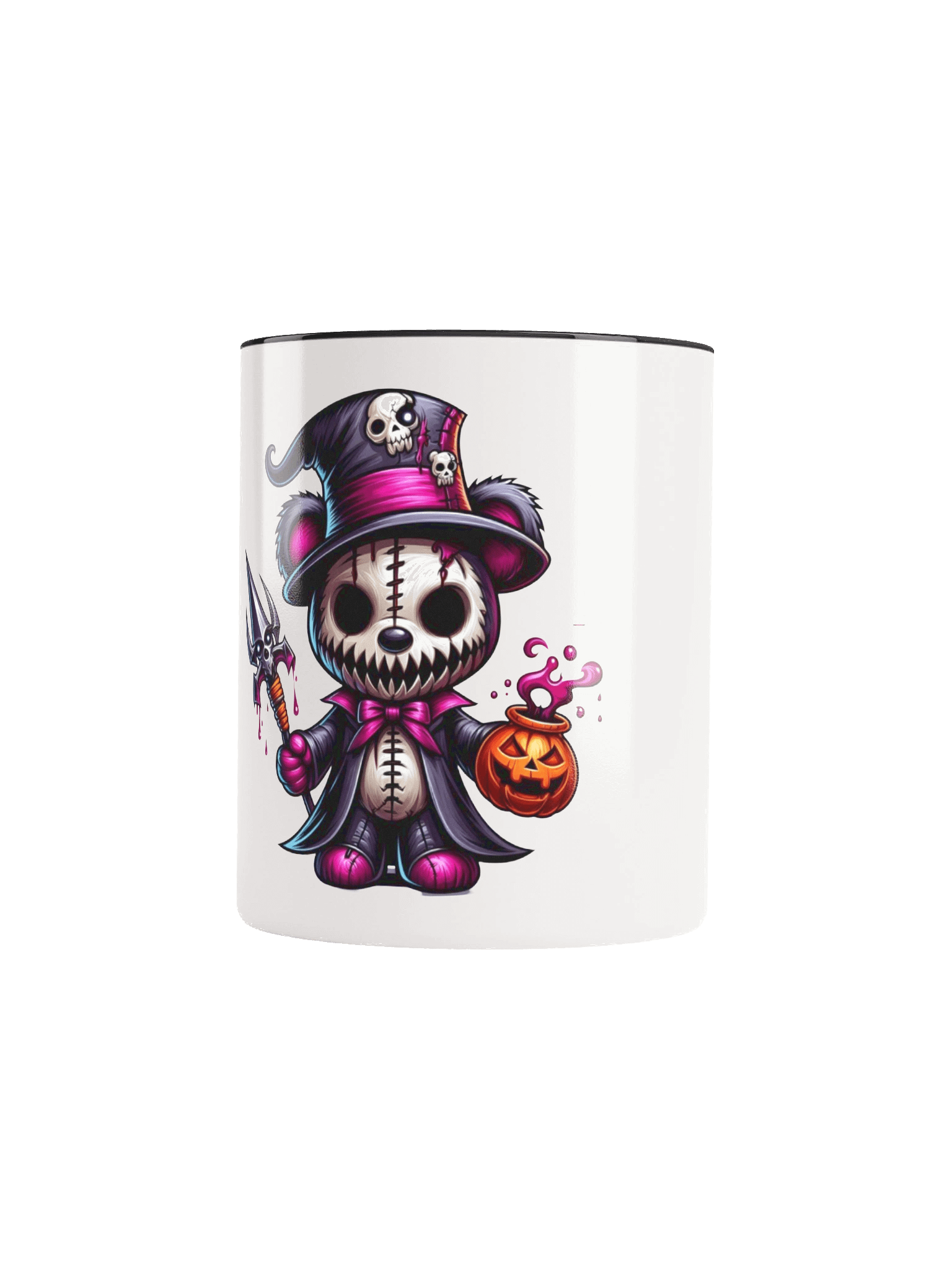 Gothic Teddy Bear Halloween Ceramic Mug product image (65)