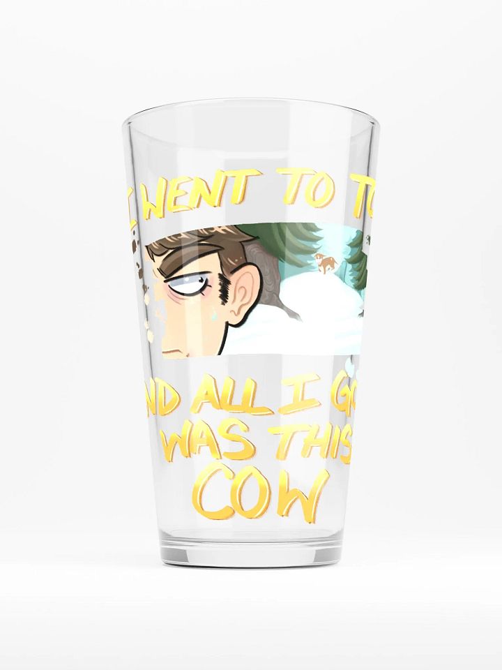 Cursed Edition - Cow - Pint Glass product image (1)
