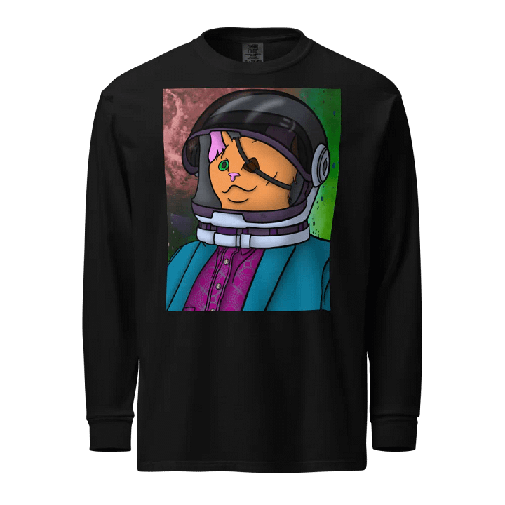 Astronaut kitty Long Sleeve Shirt product image (1)