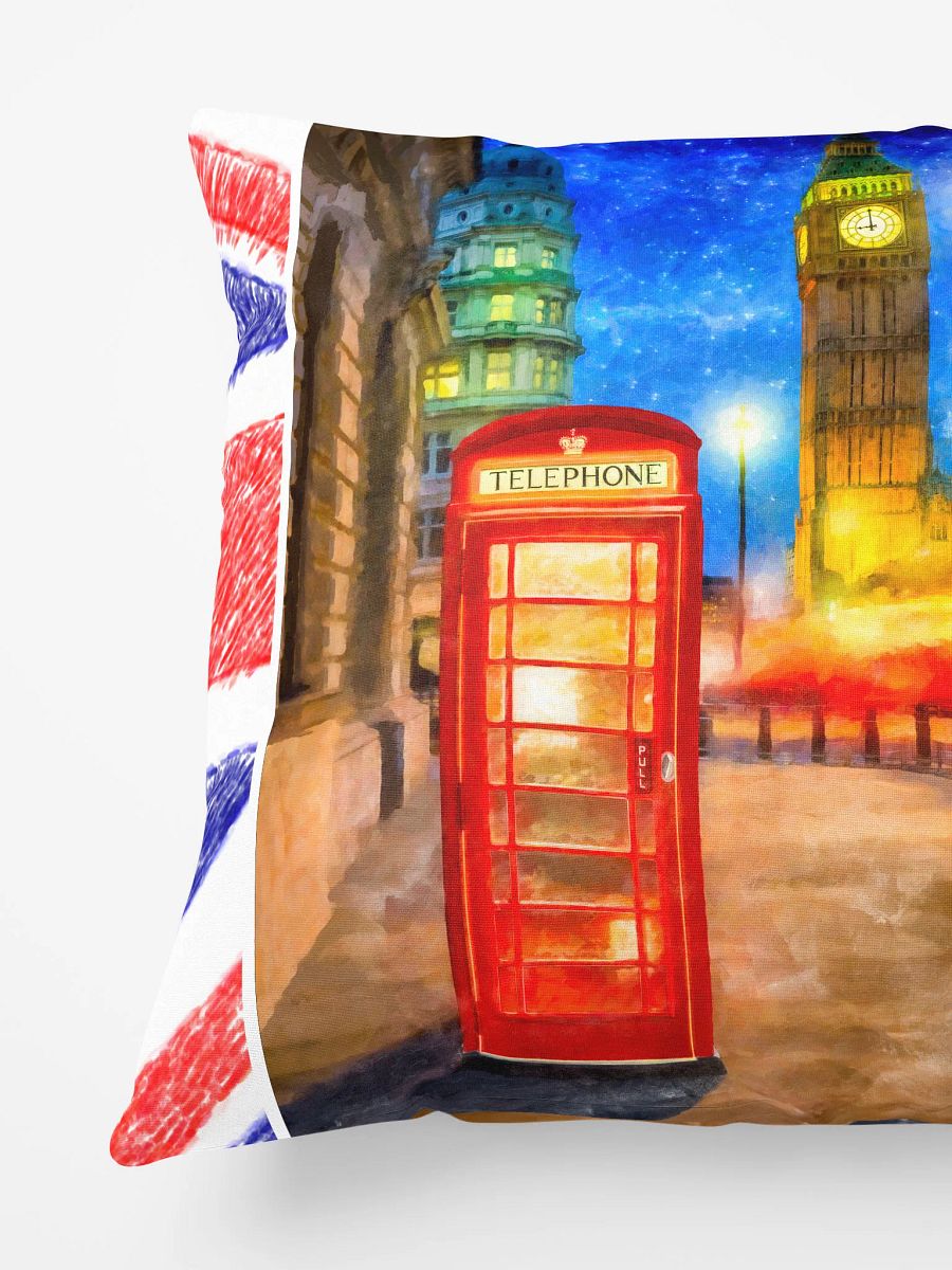 London Under The Stars - British Throw Pillow product image (4)