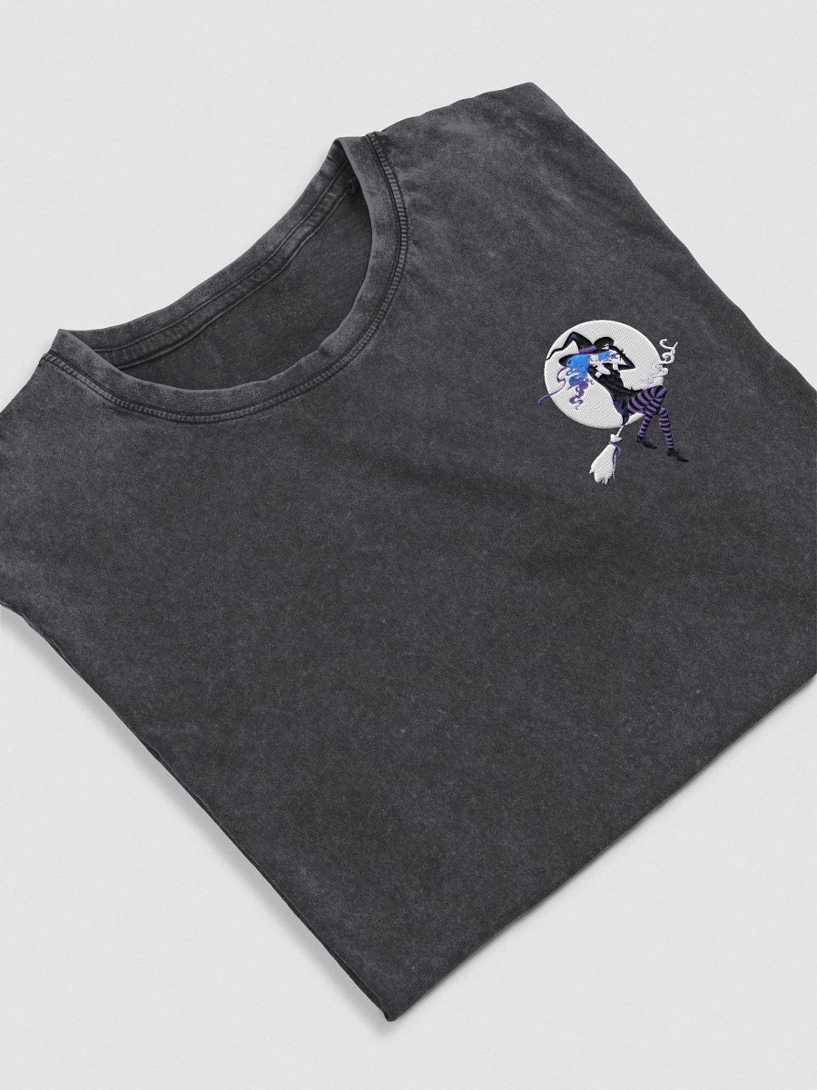 Over The Moon Embroidery Denim Tee product image (2)