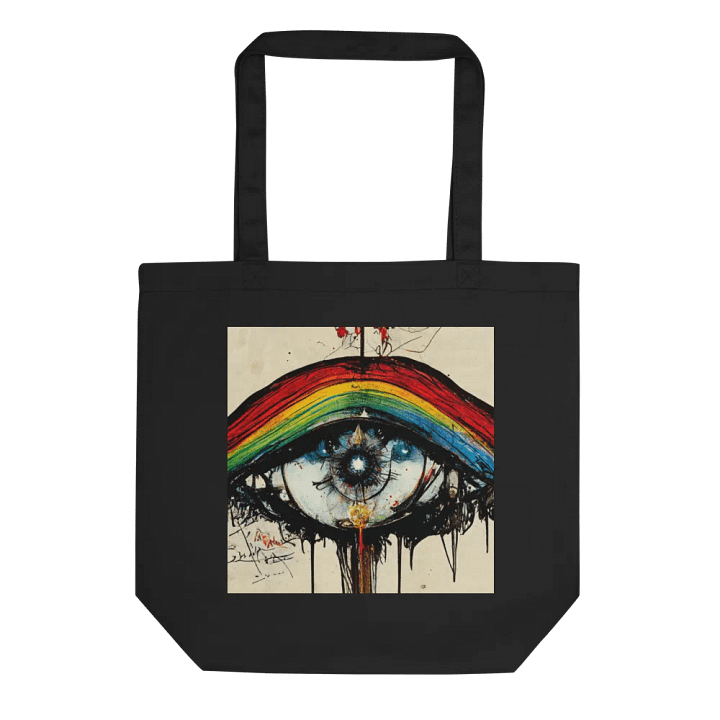 Surreal Eye Rainbow Tote Bag product image (1)