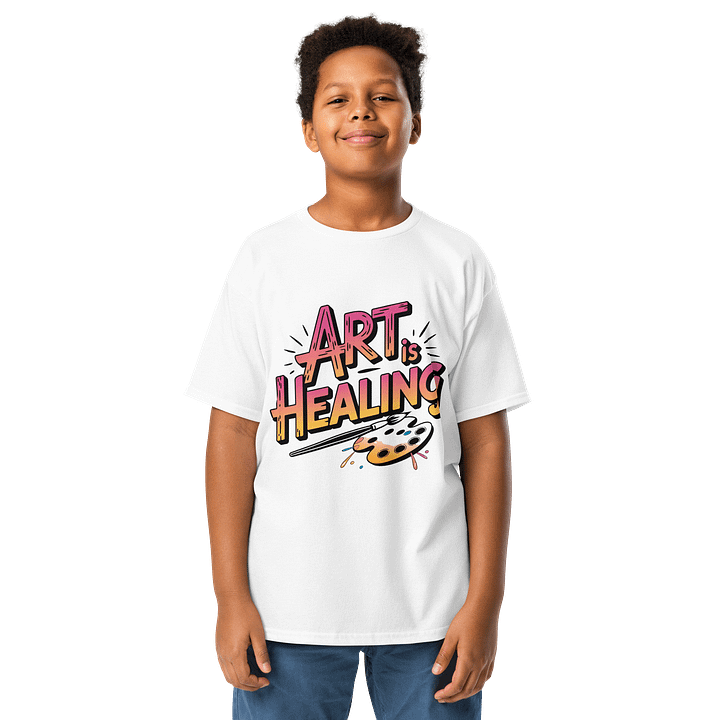 Art is Healing Palette Youth Tee 100% Cotton product image (1)