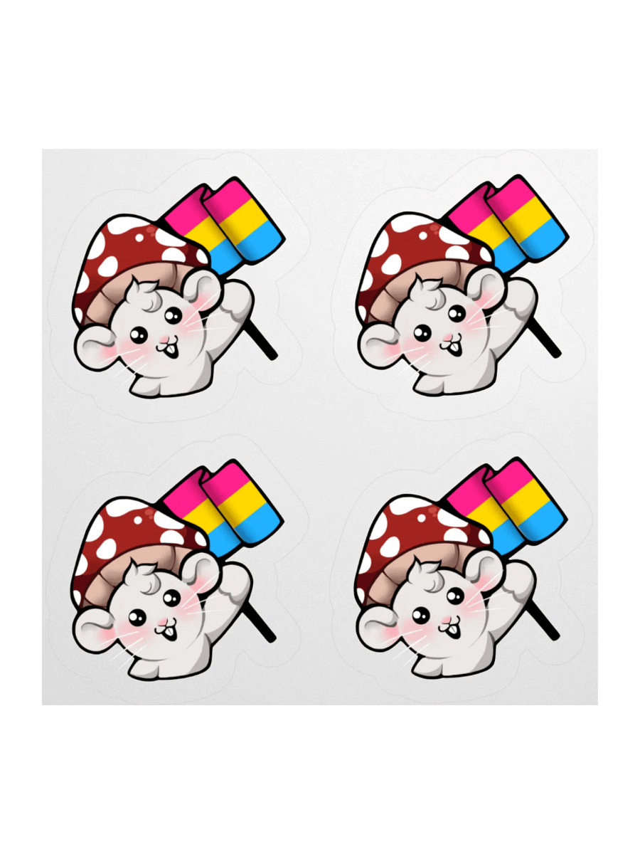 Pansexual Pride Flag Stickers product image (1)