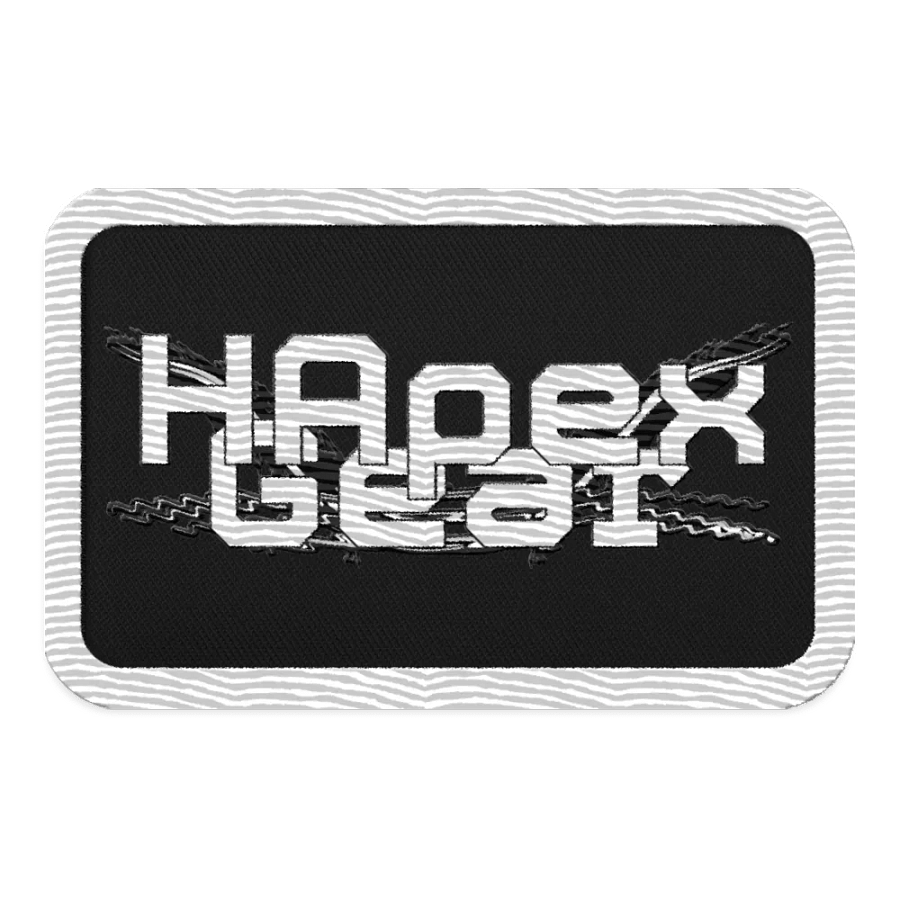 Patches - Embroidered - White HApex Gear White Logo product image (1)