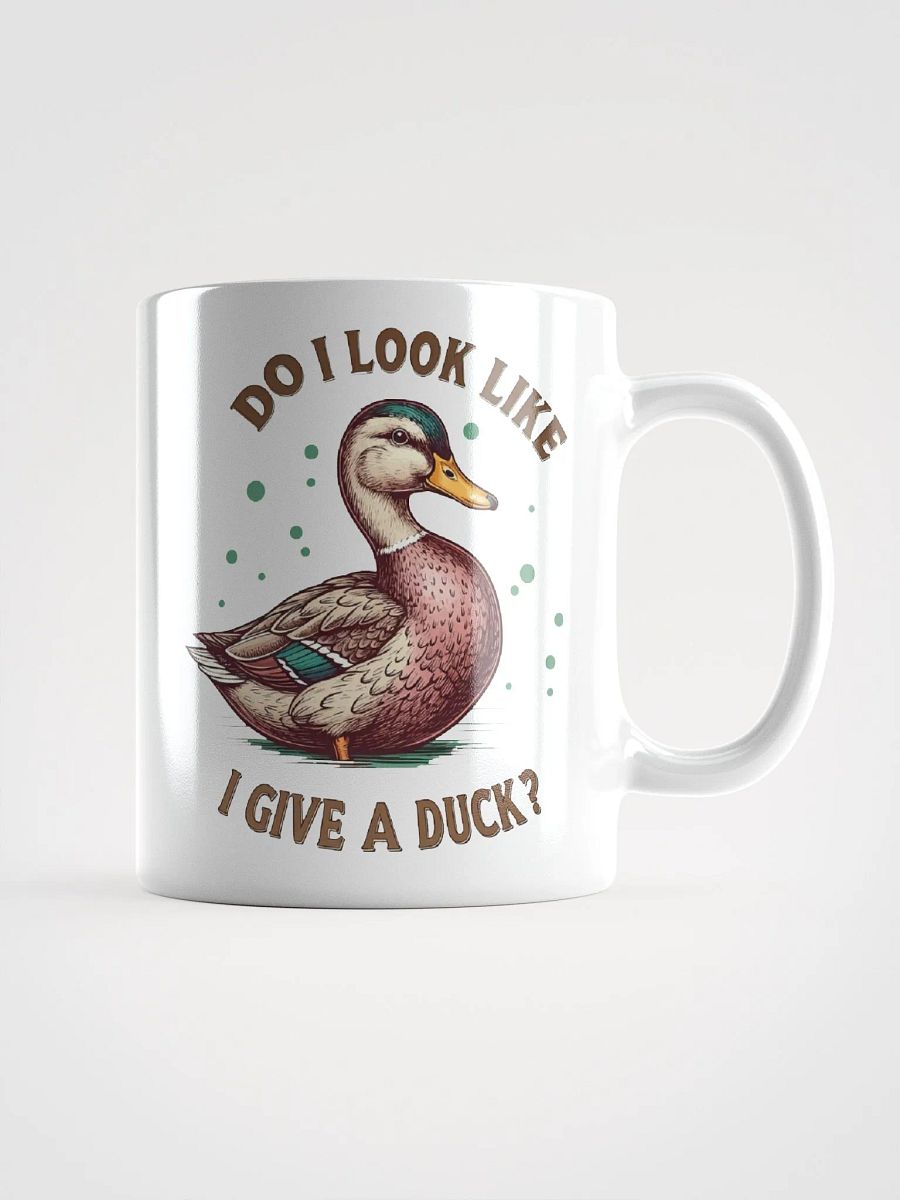 Duck Attitude White Glossy Mug product image (1)