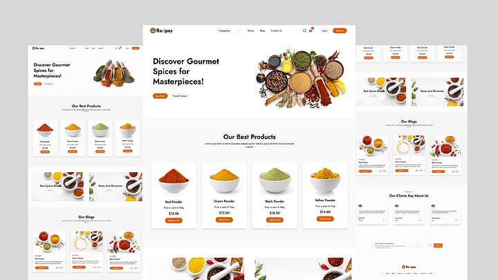 Modern E-Commerce Website in React.js, Next.js, Tailwindcss, Shadcn & Aos Animation product image (2)