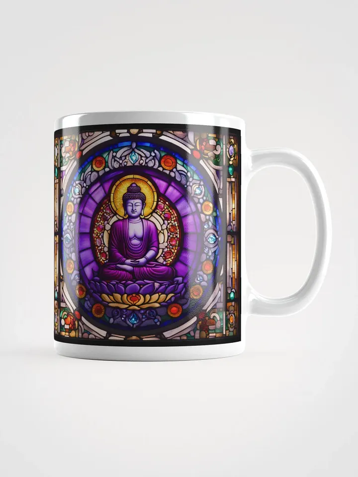#006 Amethyst Tara Buddha Stained Glass Mug product image (1)