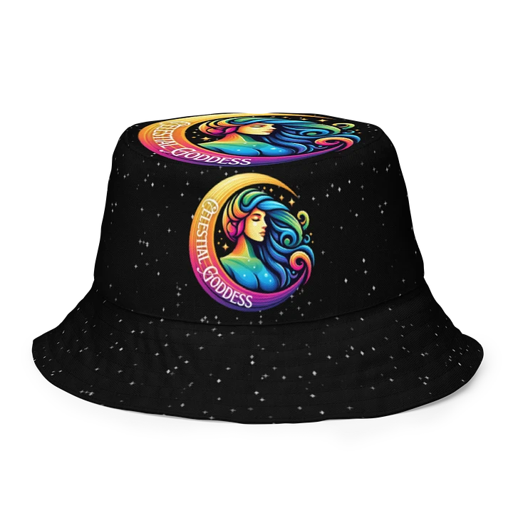 Celestial Crescent Moon Reversible Bucket Hat product image (1)