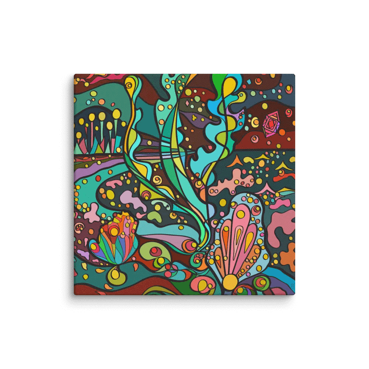 Whimsical Wonderland Canvas Art - Resort Night product image (1)