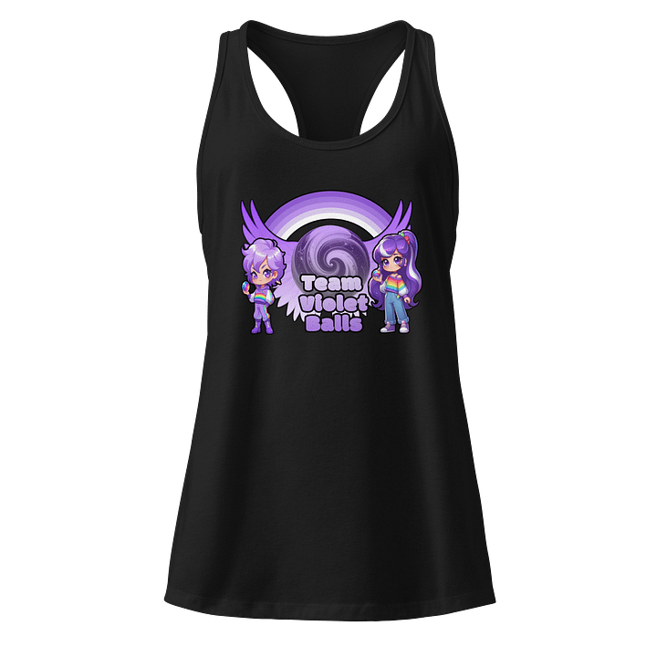 Team Violet Racer Tank product image (1)