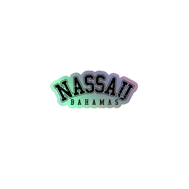 Nassau Bahamas Sticker Holographic product image (2)