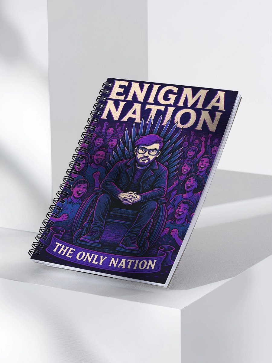 Enigma Nation Spiral Notebook product image (3)