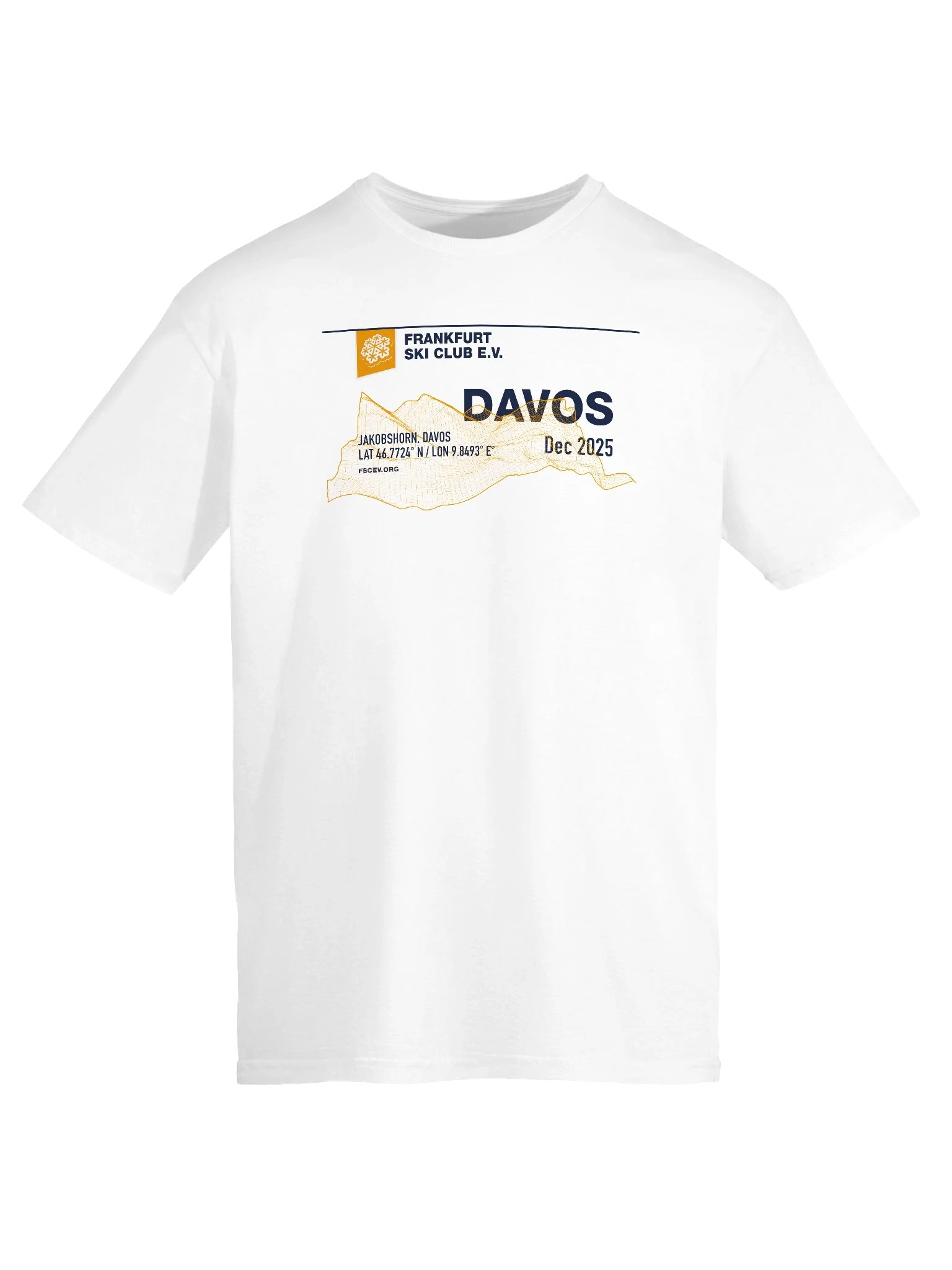 Davos/Jakobshorn Coordinates white (front only print) product image (3)