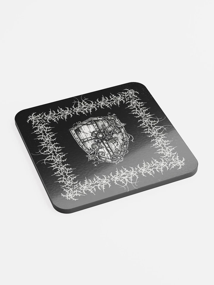 Blackened Shield Coaster product image (1)