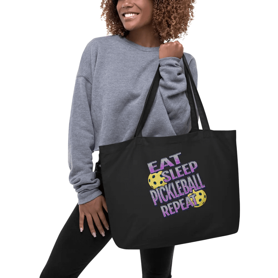 Eat Sleep Pickleball Repeat Passion Eco Tote product image (3)