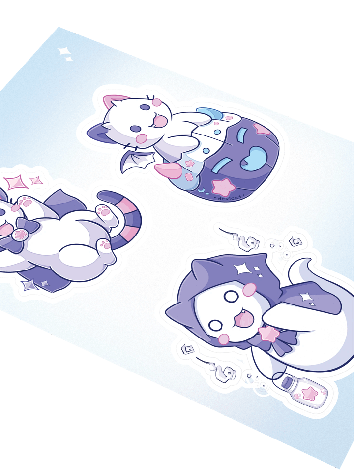 Sticker Sheet • CandiCat Trick or Treat product image (2)