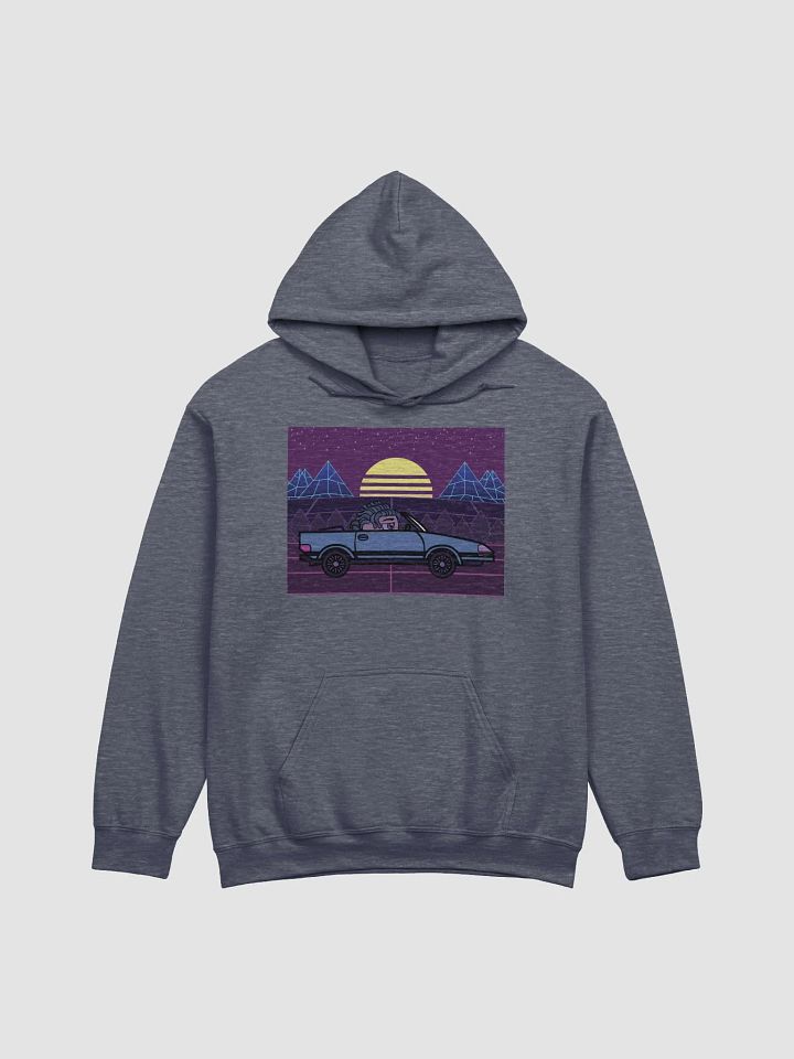 Synth ride classic hoodie product image (4)