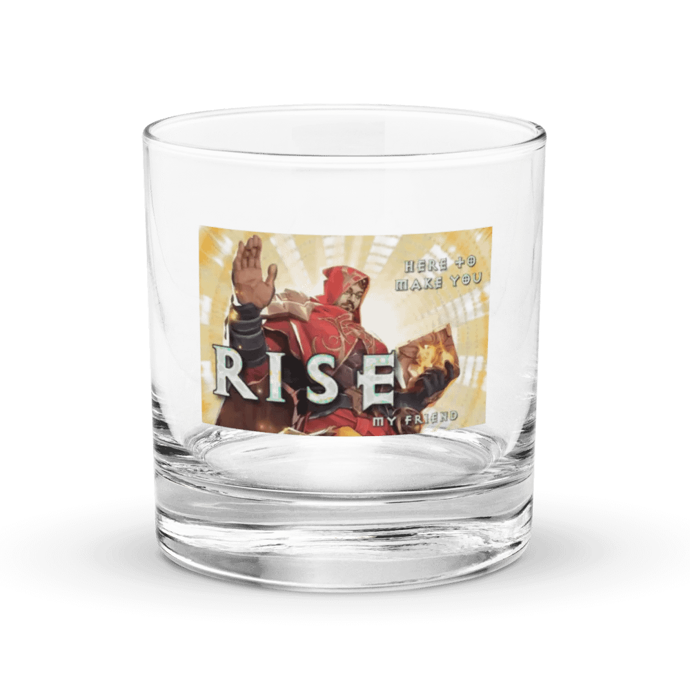 Make You Rise Rocks Glass product image (1)