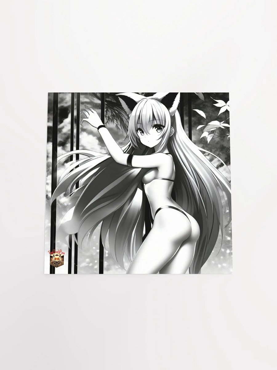 Pin Up Fox Girl Poster -Original Art- product image (4)