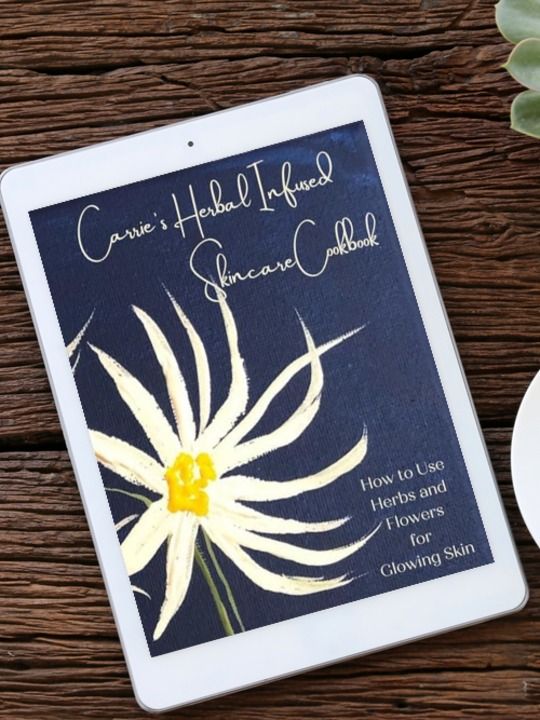 Carrie's Herbal Infused Skincare Cookbook: How to Use Herbs and Flowers for Glowing Skin product image (1)