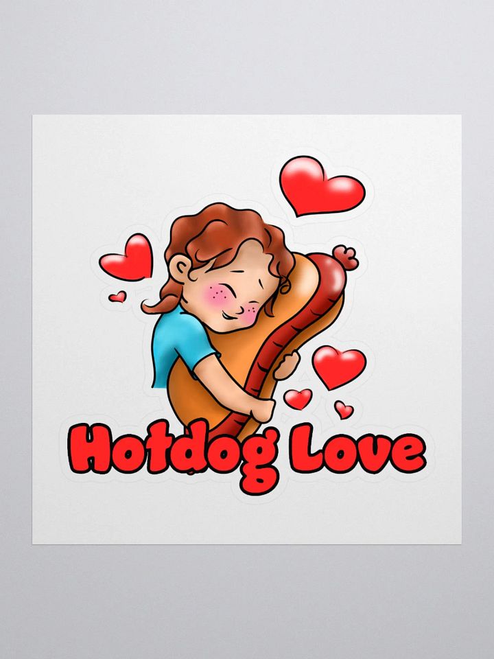 Hotdog Love Sticker product image (1)