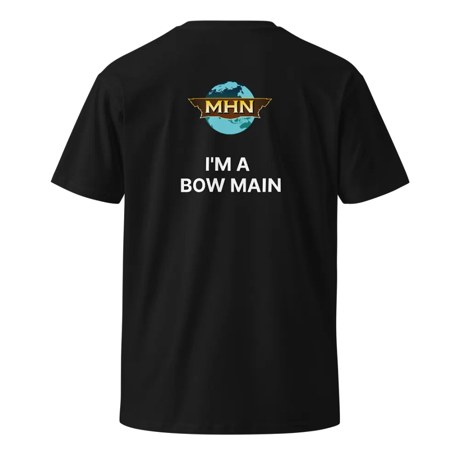 I'm A Bow Main MHN Emblem Unisex T-Shirt Black/Grey/Navy product image (3)