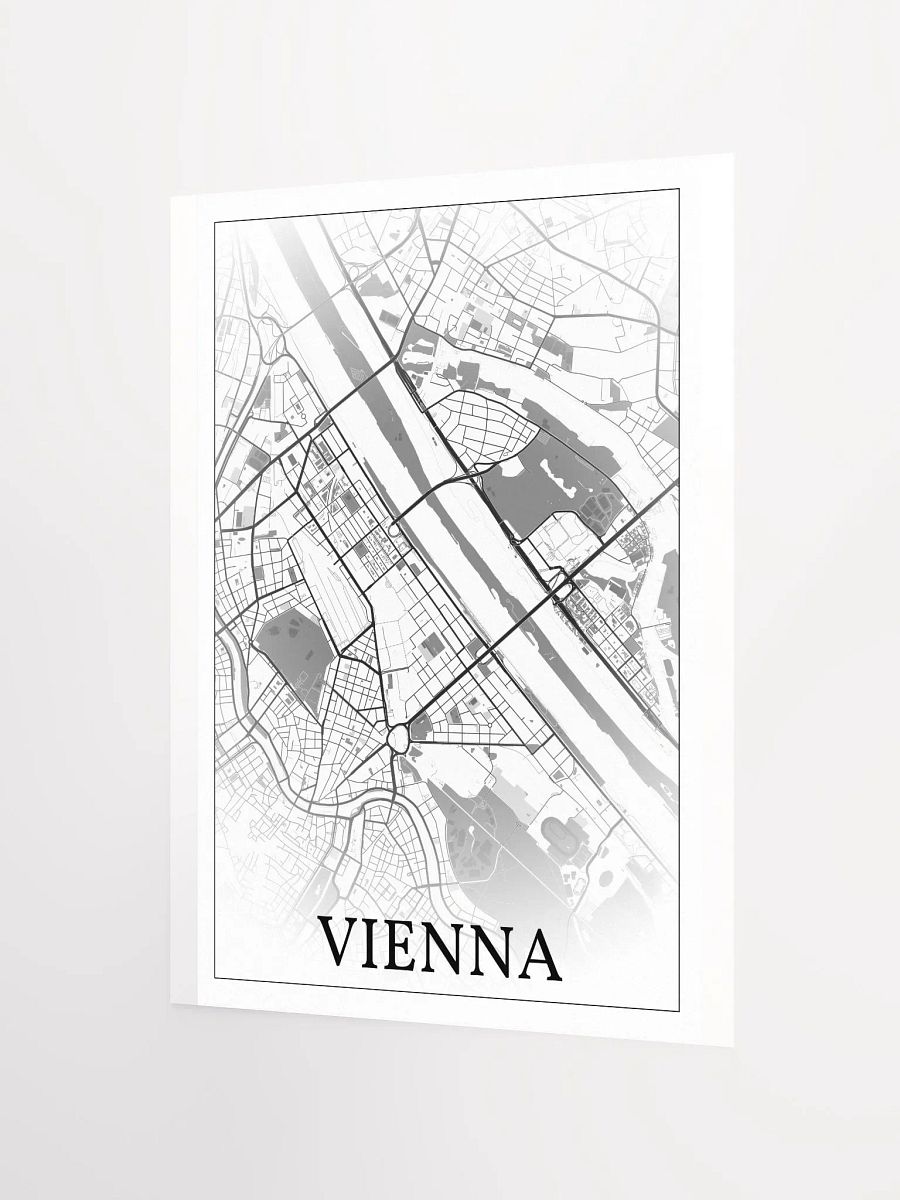 Vienna, Austria, city map print product image (9)