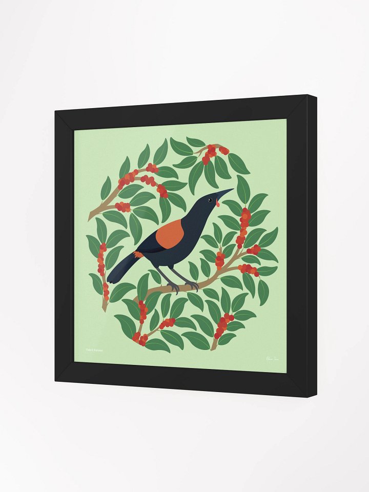 Tīeke in Karamū Framed Wall Art product image (27)