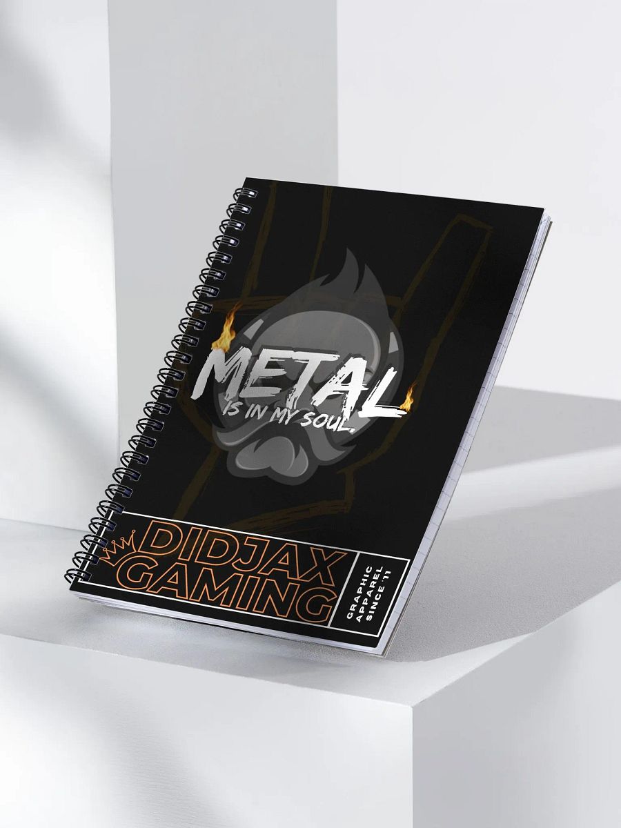 Didjax Metal Is My Soul Notebook product image (3)