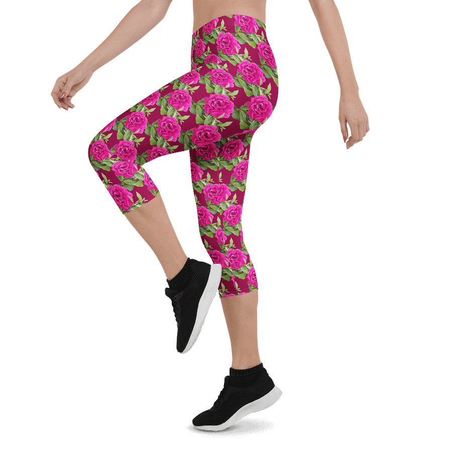 Customizable All-Over Print Capri Leggings product image (4)