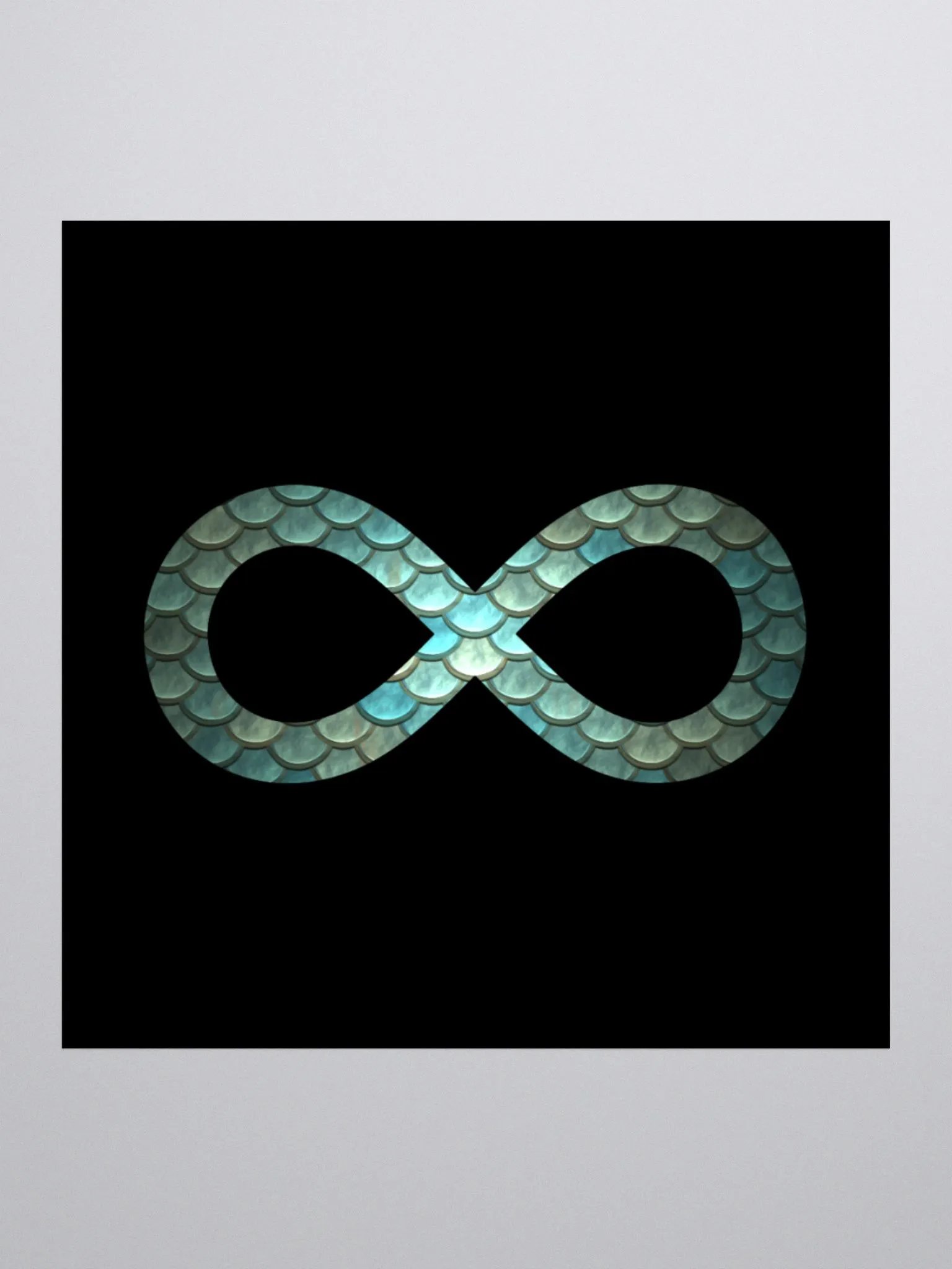 Merperson / Mermaid / Merman Autistic Infinity Sticker product image (1)
