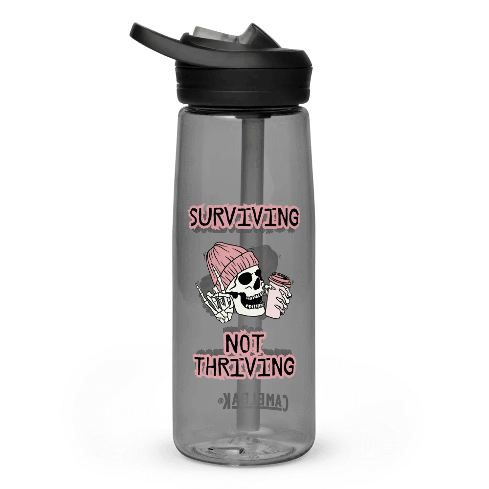 Surviving (Pink) Sports Bottle product image (6)