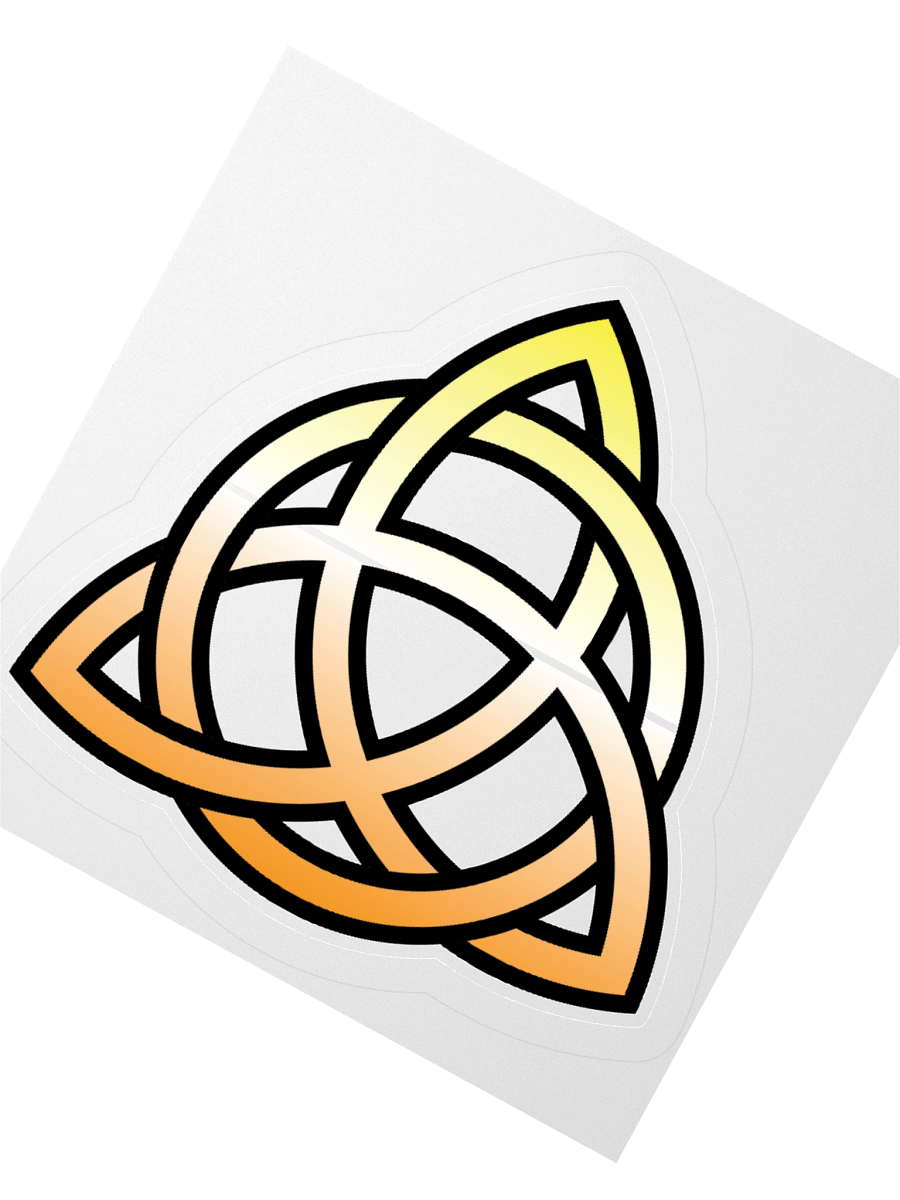Maverique Pride Gradient Celtic Knot Sticker product image (4)