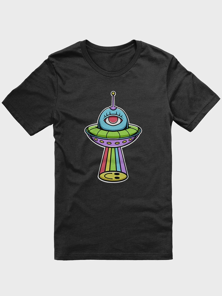 Hipster UFO Alien Landing T-Shirt product image (12)