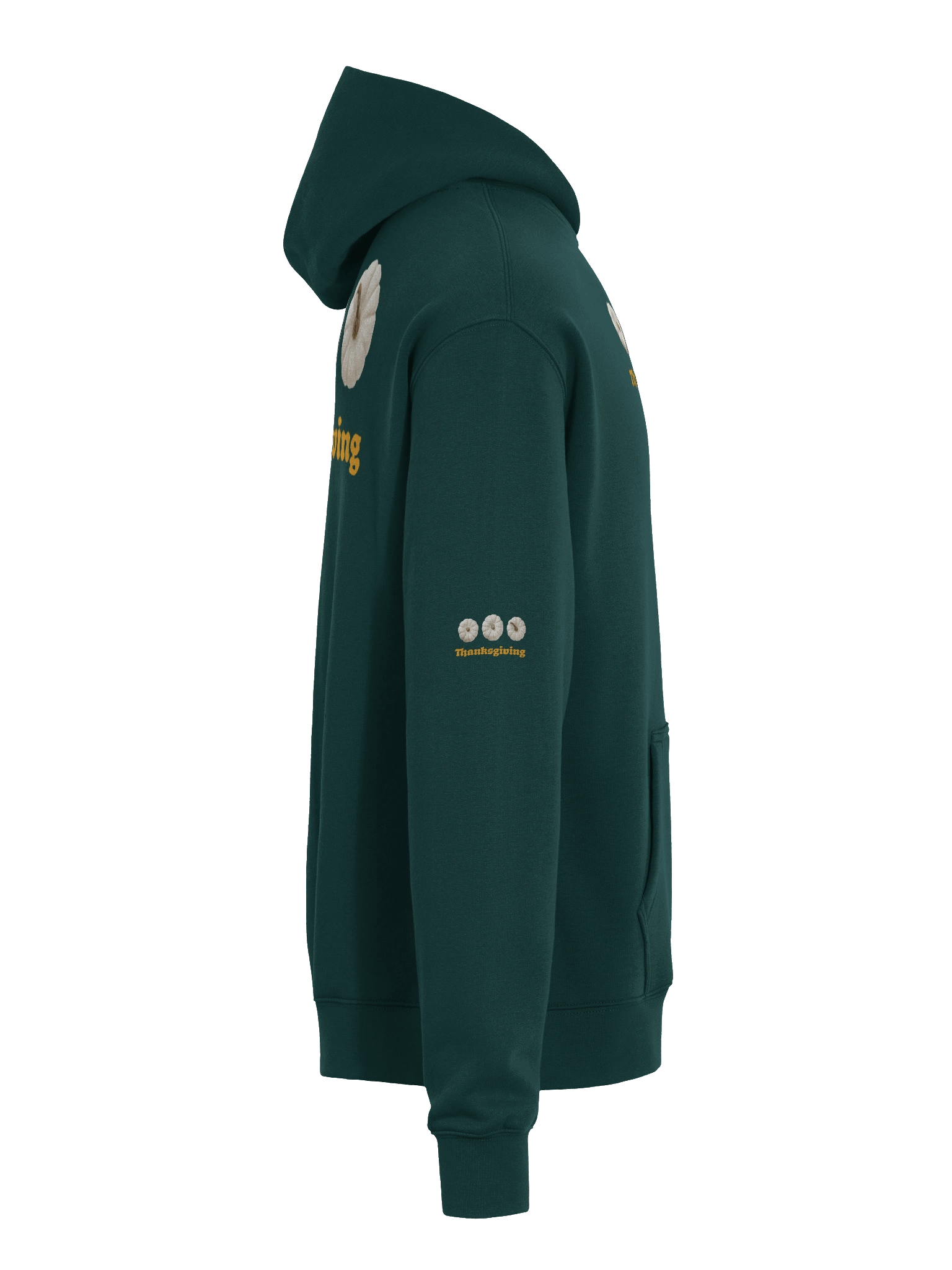 Thanksgiving Typography & White Pumpkin Hoodie product image (32)