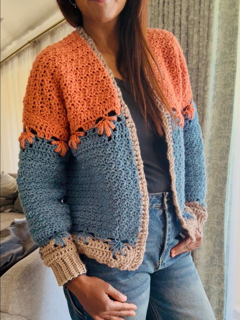 Crochet EDS/Lemon Peel Cardigan Written Pattern product image (2)