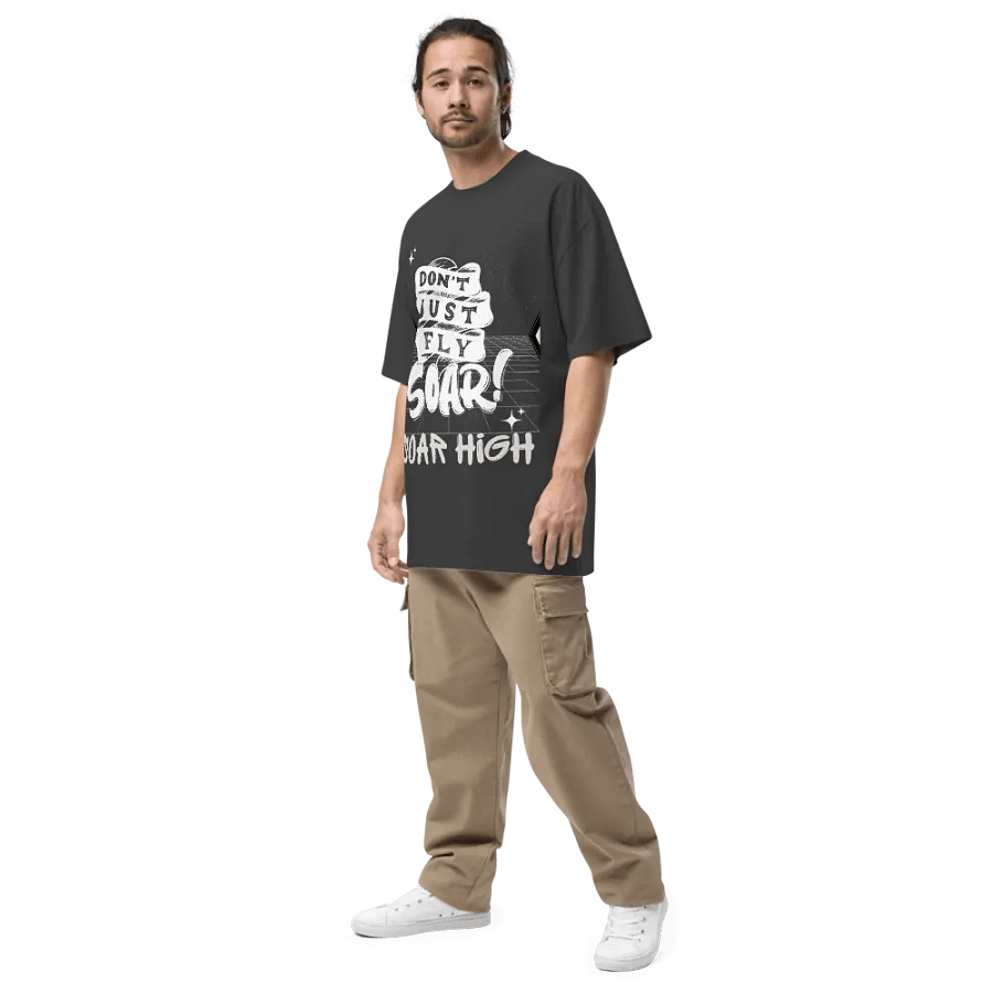 Don't just fly soar, soar higher unisex faded tee product image (5)