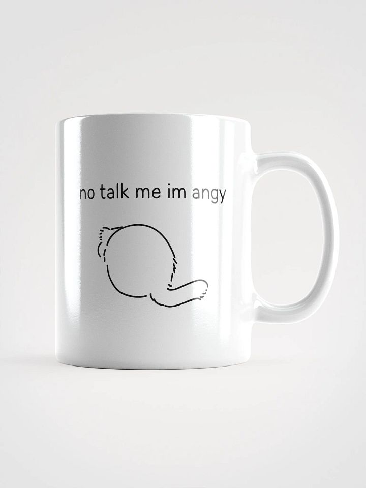 No Talk Manul Angy - White Mug product image (3)