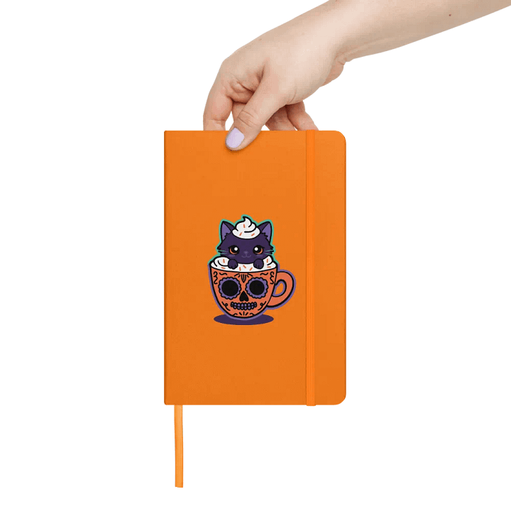 Sugar Skull Kitten Mug Hardcover Bound Lined Notebook product image (2)