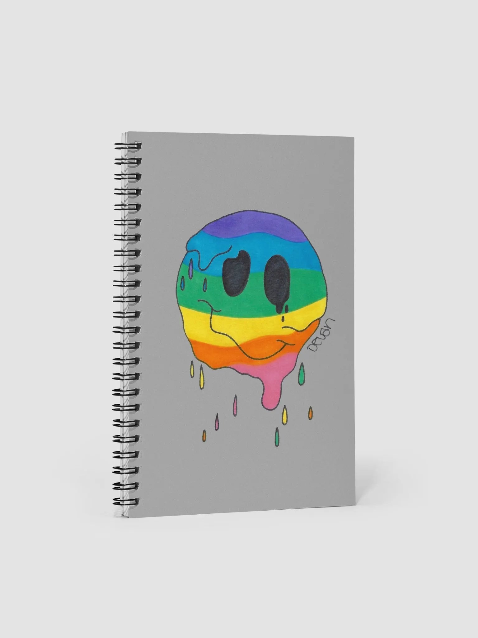 Melted Smiley Notebook product image (1)