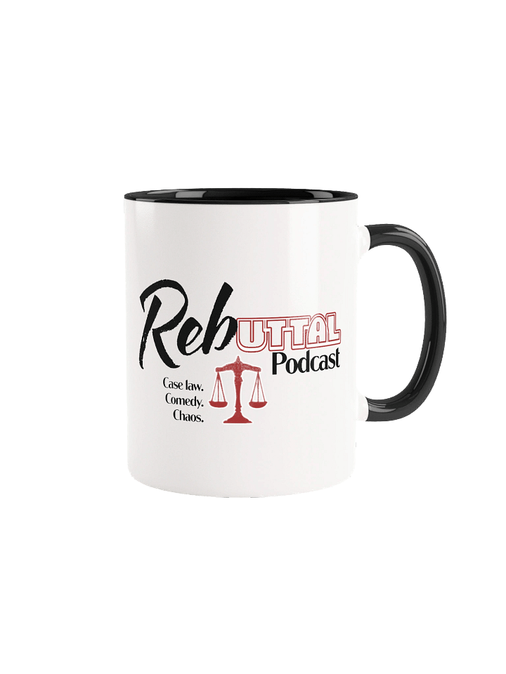 Rebuttal Podcast White & Black Ceramic Mug product image (1)