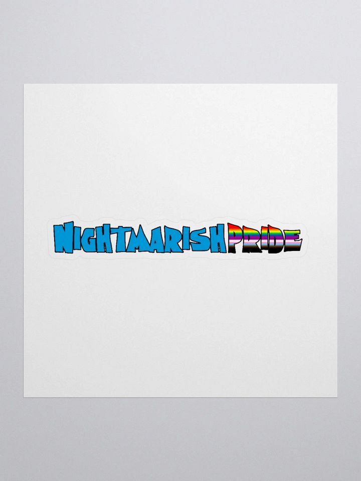 NightmarishPride Logo Sticker product image (1)