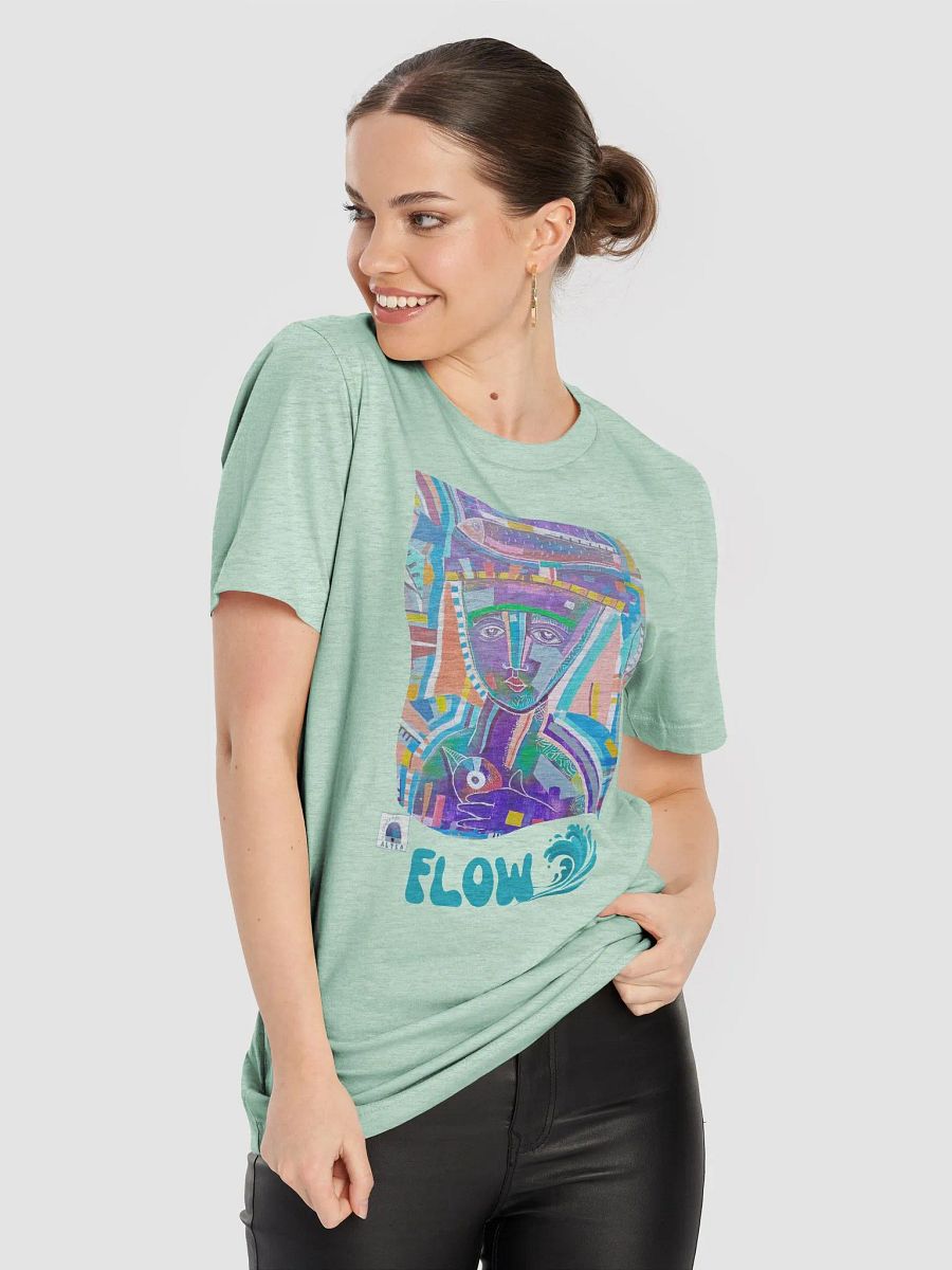 Beautiful and soft artistic Tshirt, "Flow", Special colours product image (87)