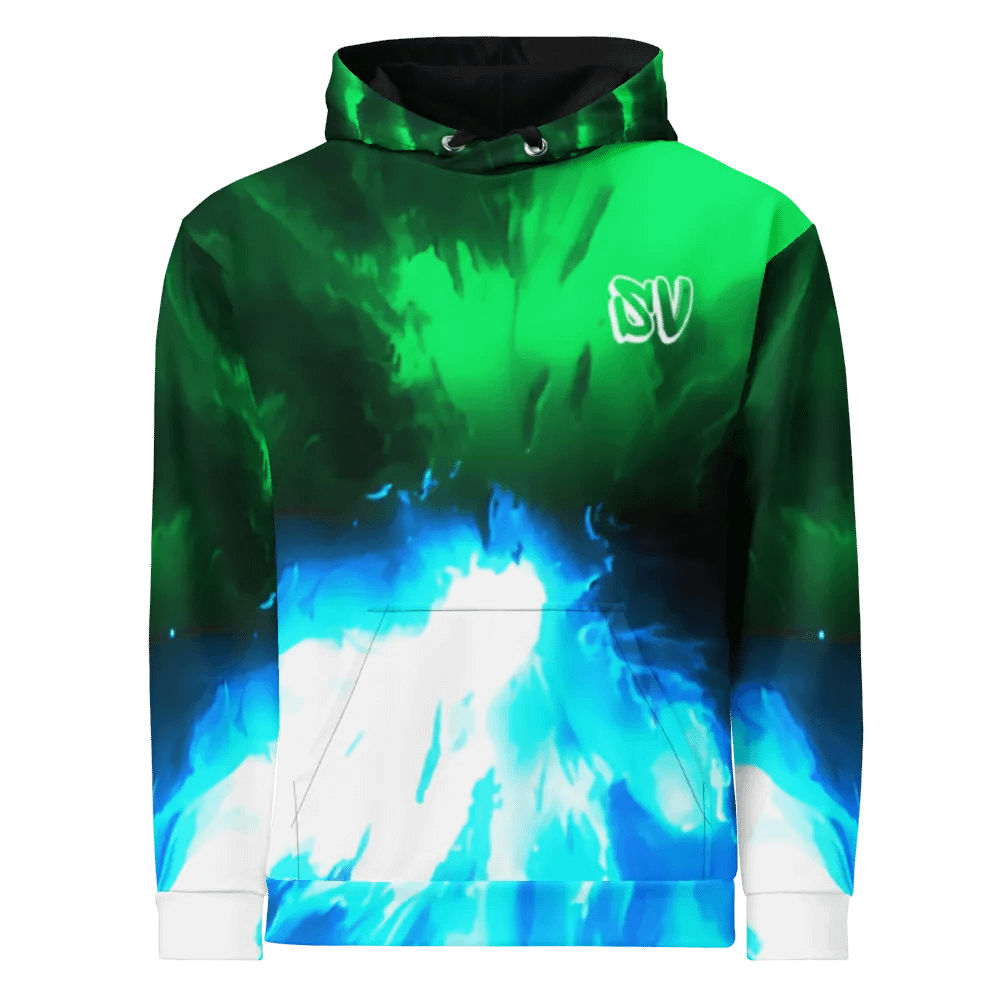 STRAIGHT VIBIN NEON COLOR FADE STYLE ZORO V RYUMA HOODIE product image (1)
