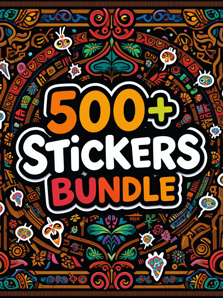 500+ STICKERS BUNDELE - MAORI STYLE product image (1)