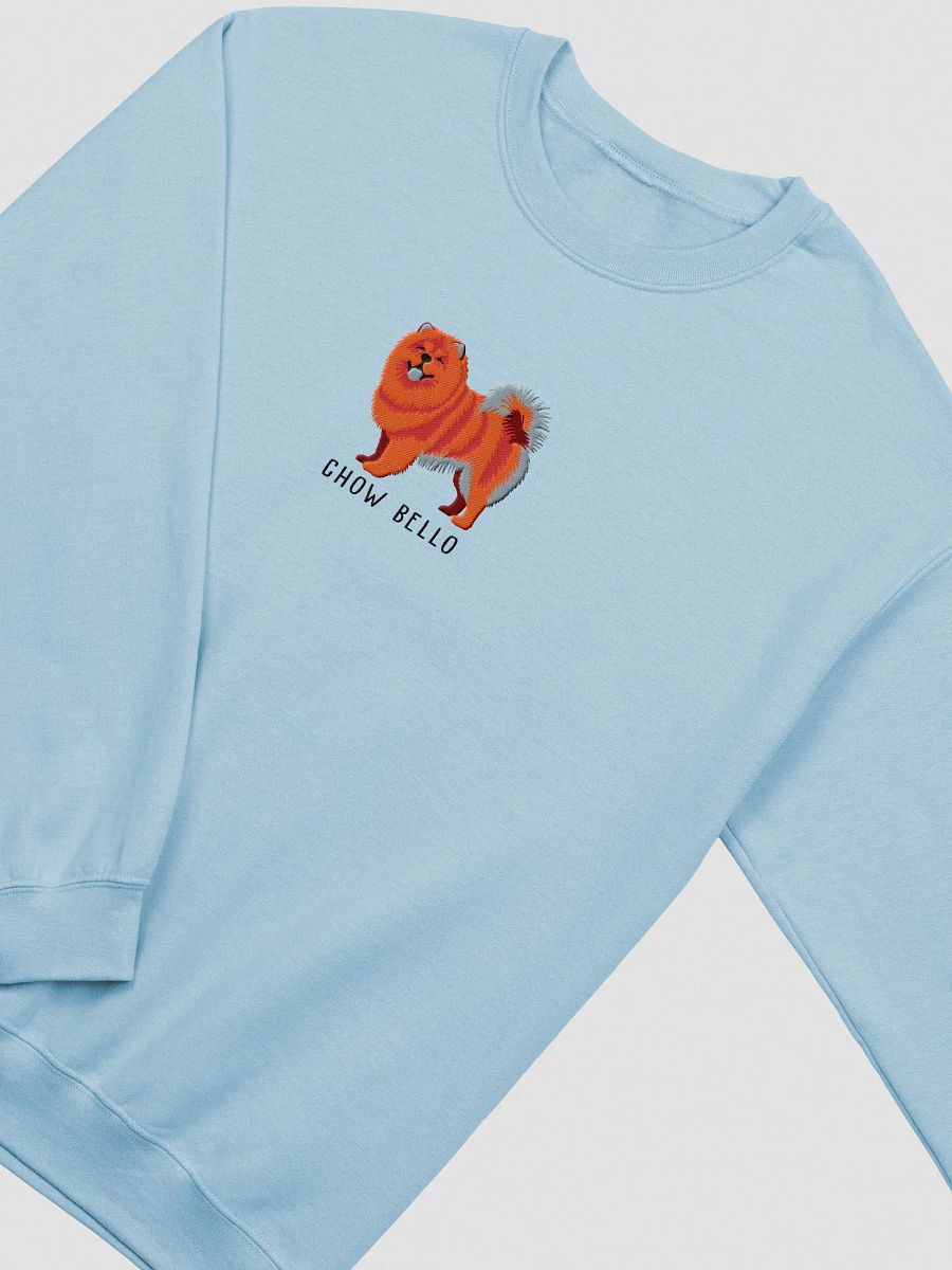 Chow Bello Sweatshirt(Embroidered) of a Chow Chow(Red) product image (6)