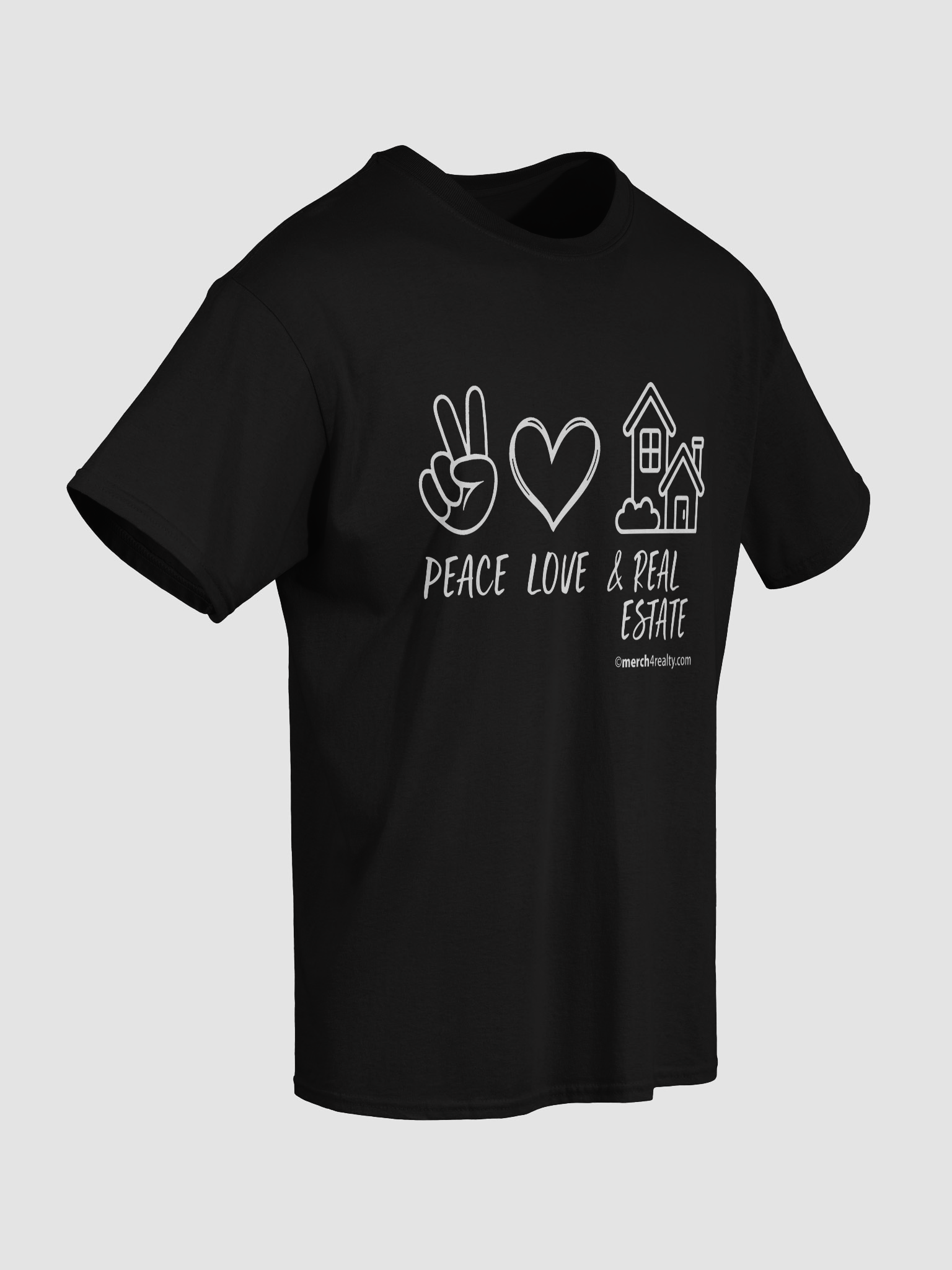 PEACE, LOVE & REAL ESTATE T-shirt product image (4)