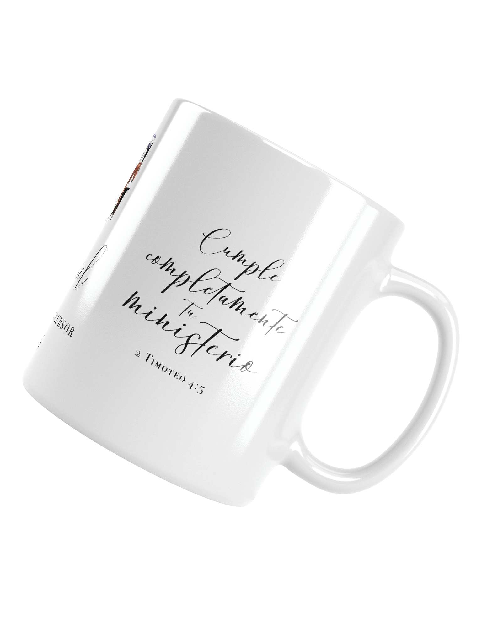 Taza Escuela de Precursor 2025 – Edición Floral “Gabriel” con Caballo product image (5)