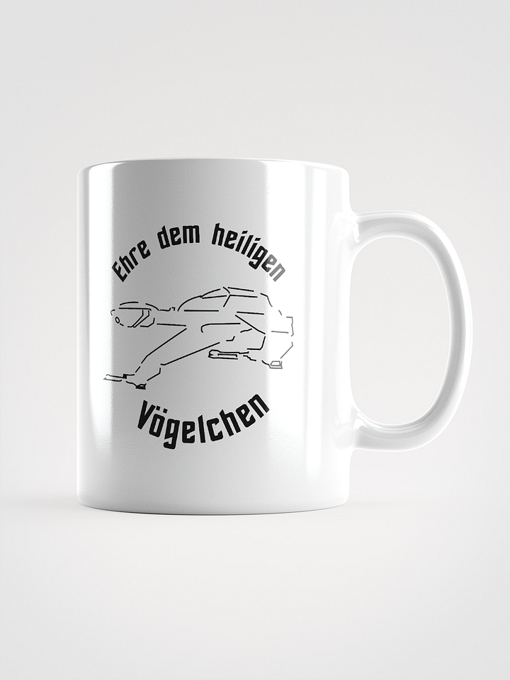 Ehre dem Vögelchen - Tasse weiß product image (1)